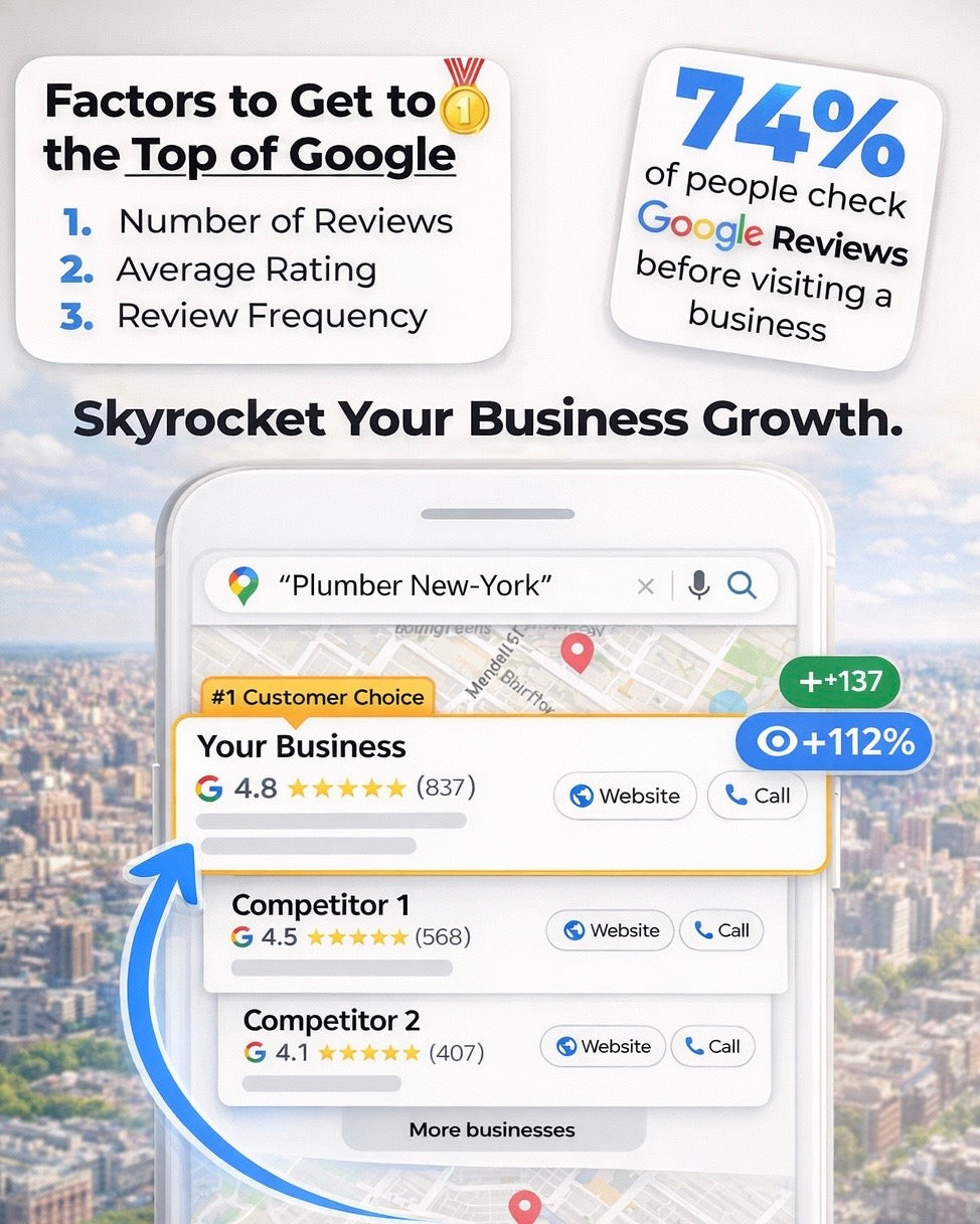 Google Review Card (Black)