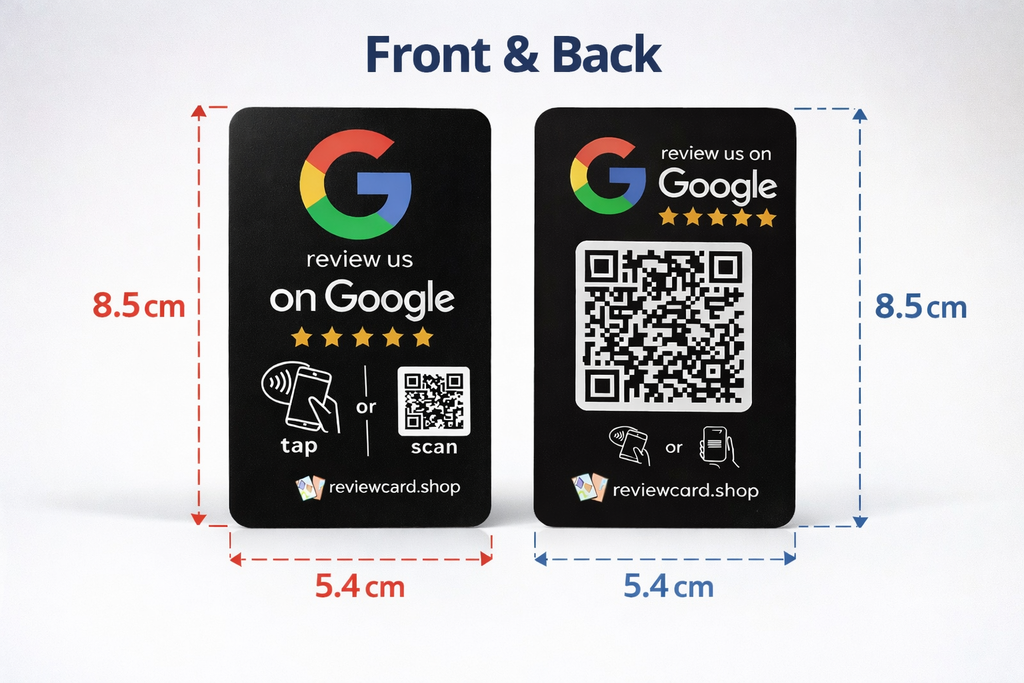 Google Review Card (Black)