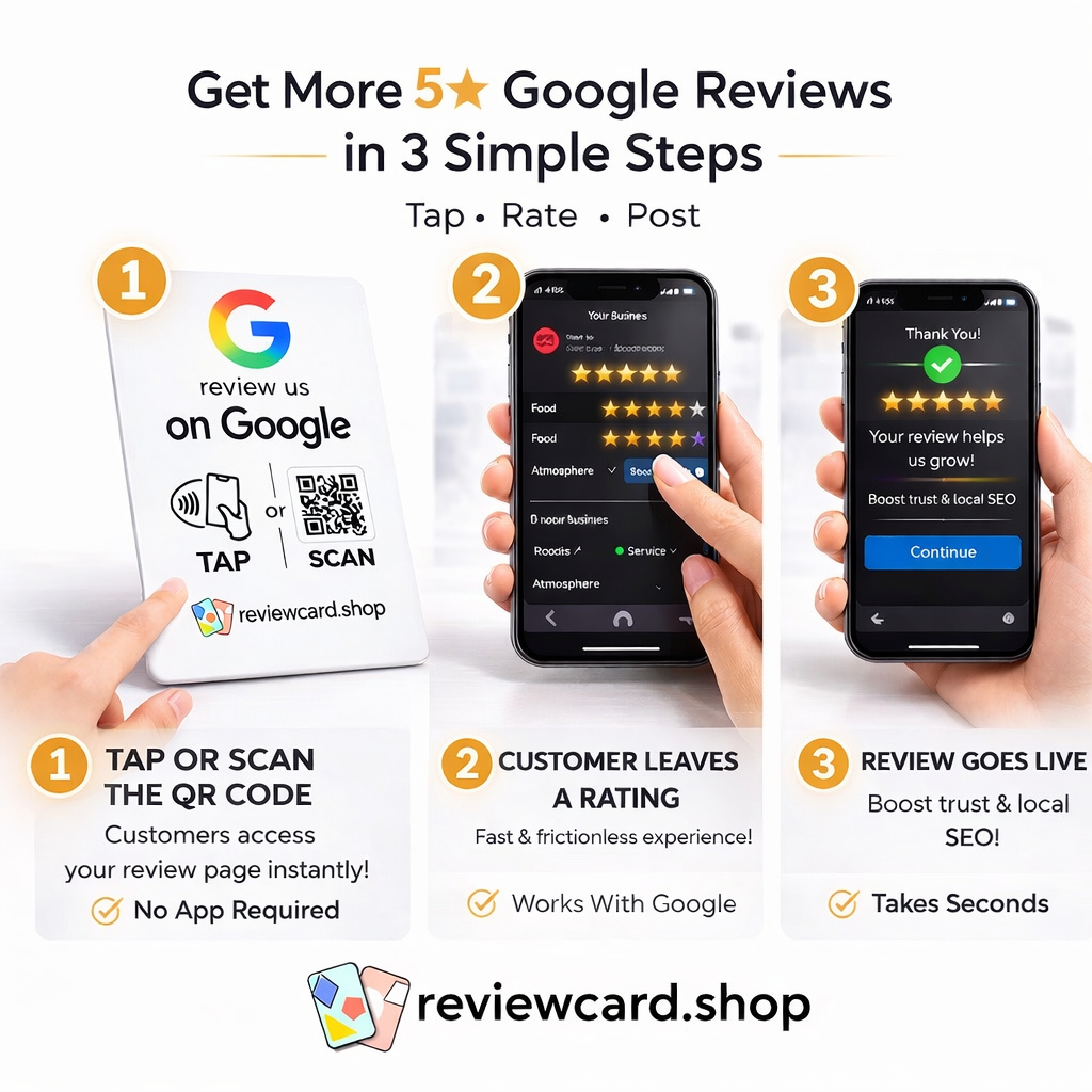 Google Review Card (White)