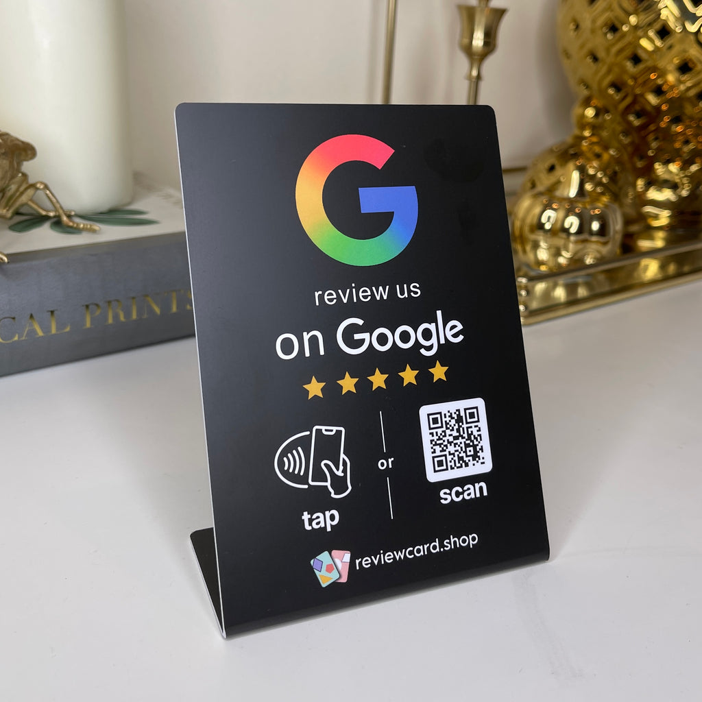 Google Review Stand (Black)