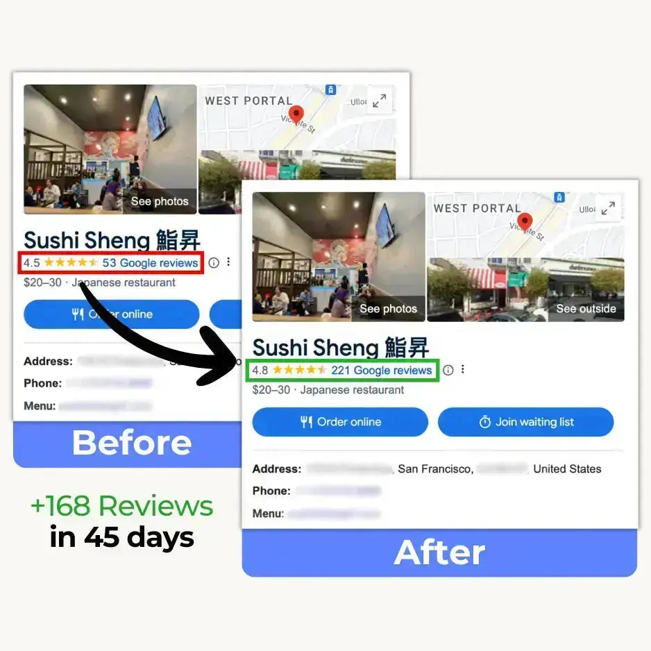 Google Review Card (Black)