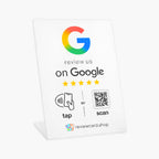 Google Review Stand (White)