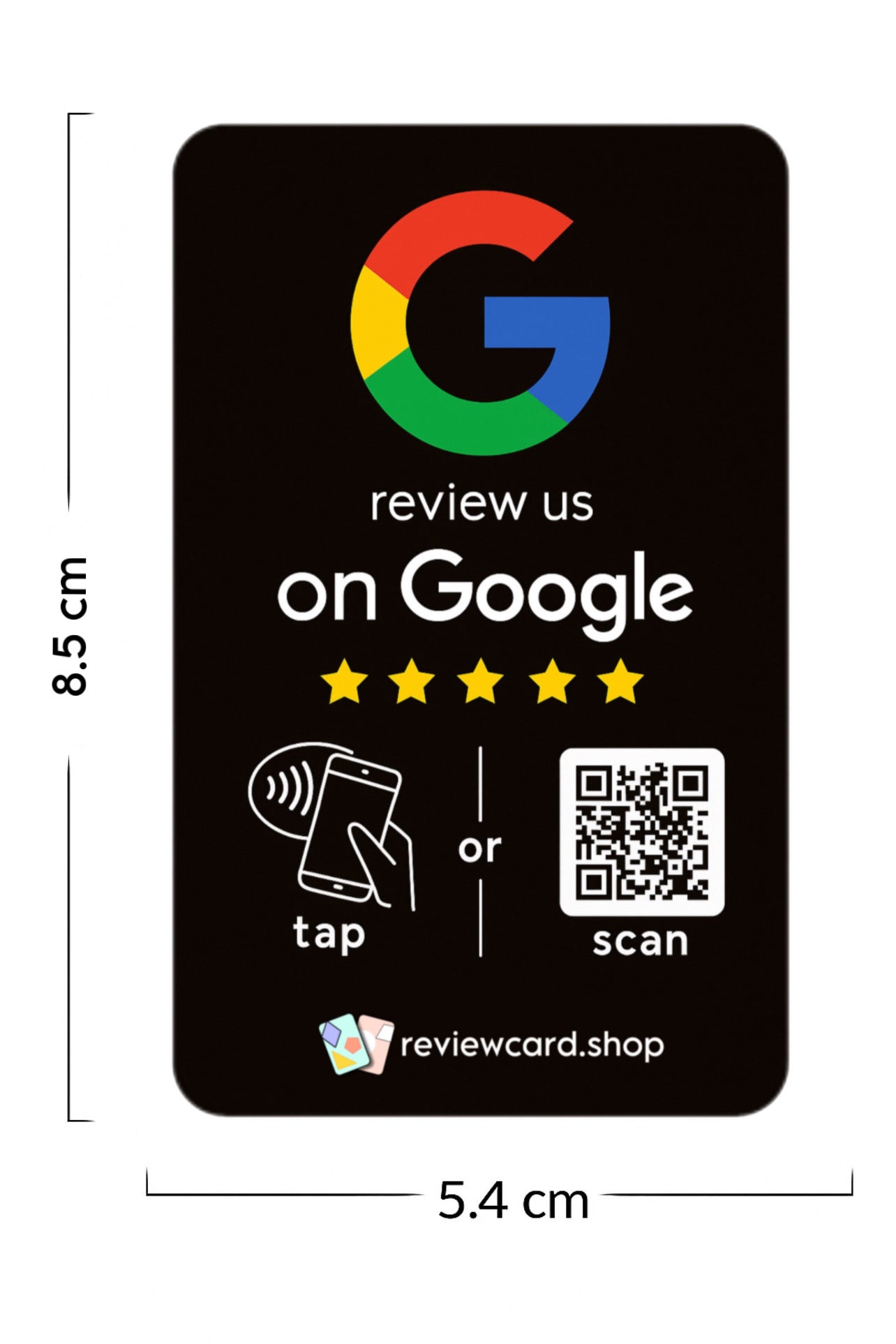 Google Review Card NFC + QR
