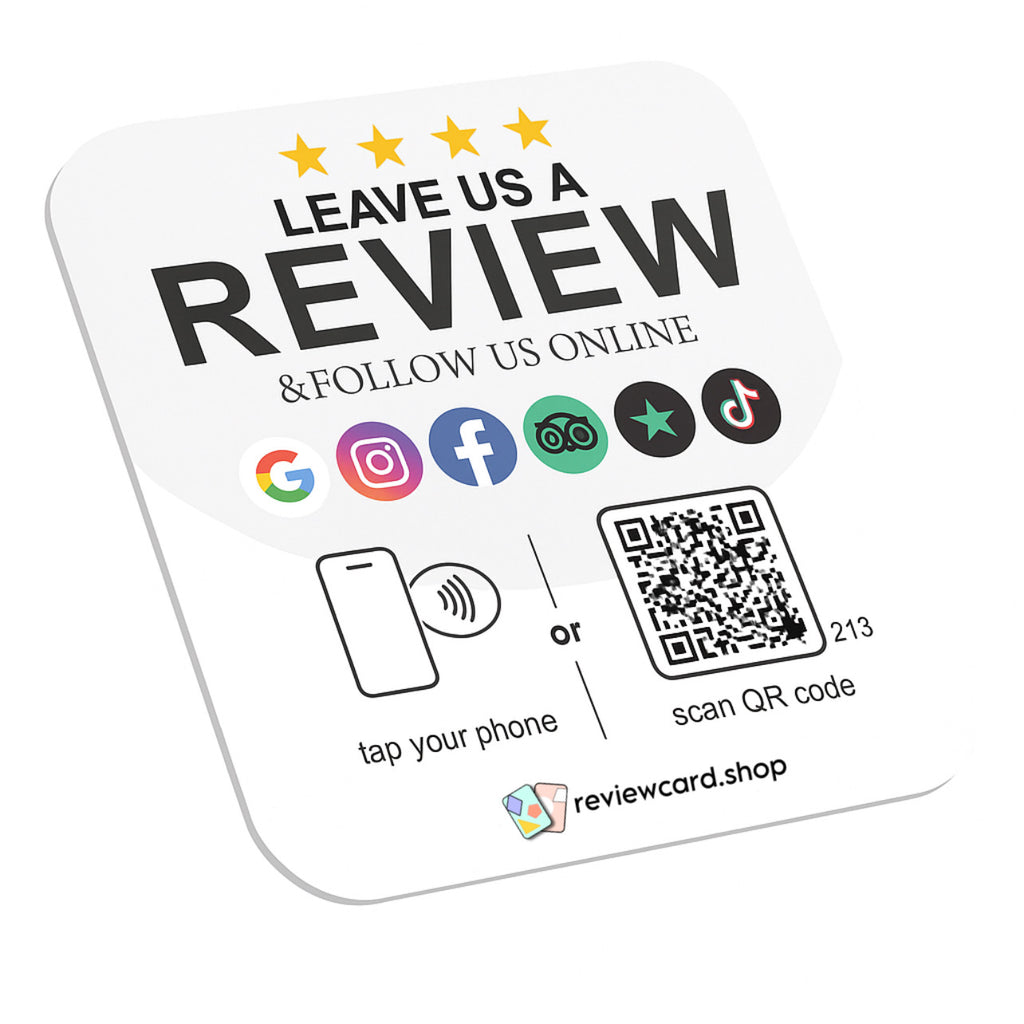 All-In-One NFC + QR Plate