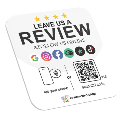 All-In-One NFC + QR Plate