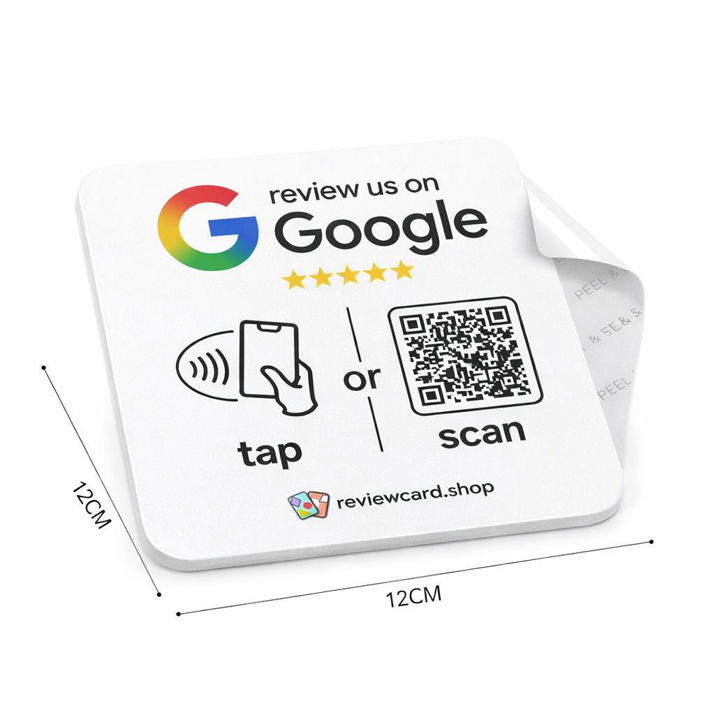 Google Review Plates (White)