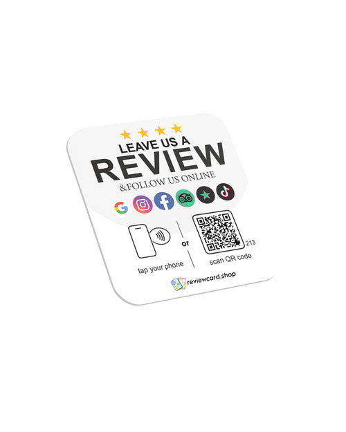 All-In-One NFC + QR Plate