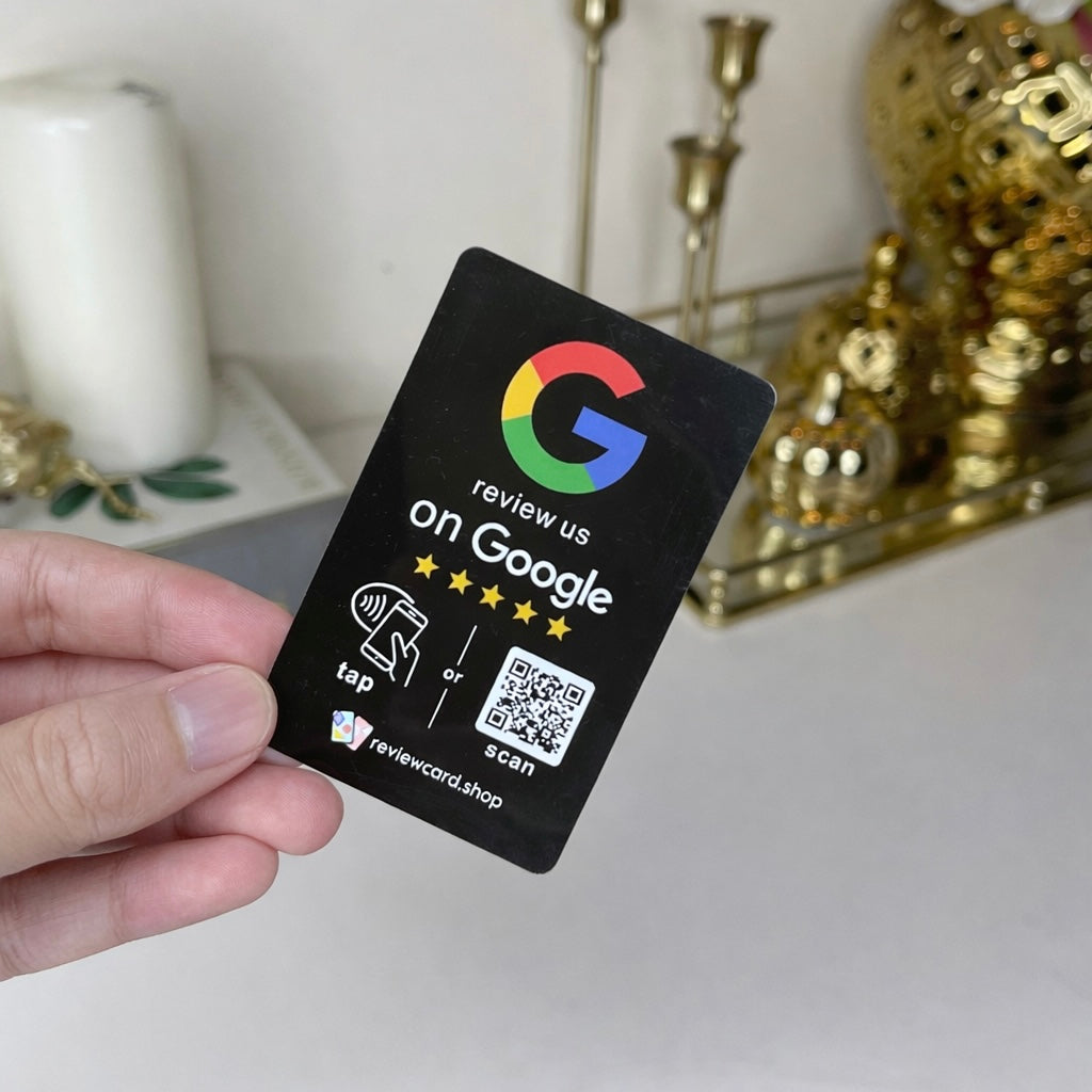 Google Review Card (Black)