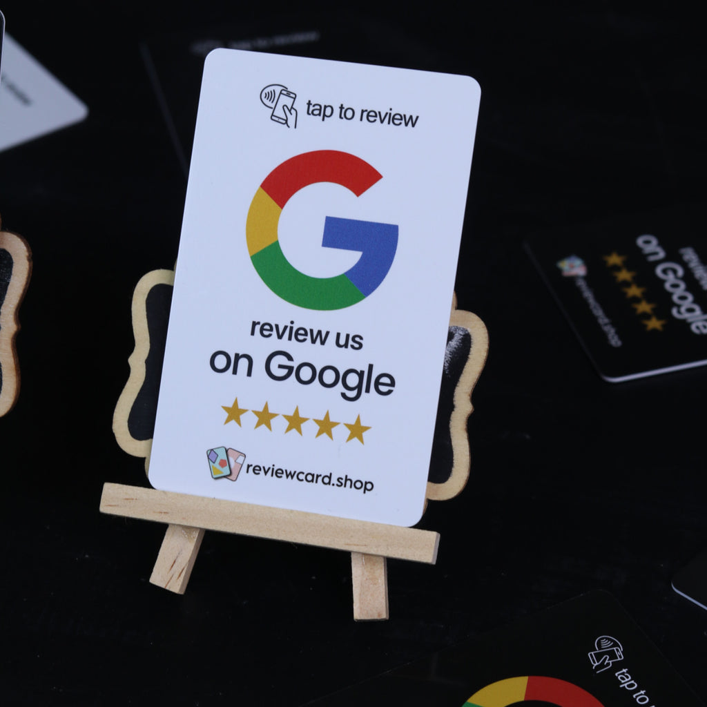 Google NFC Review Card White