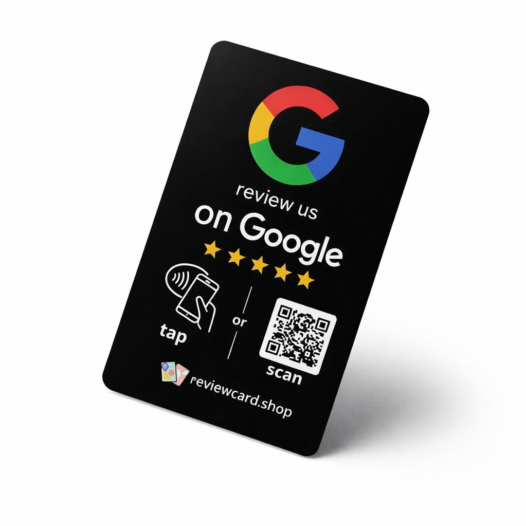 Google Review Card (Black)
