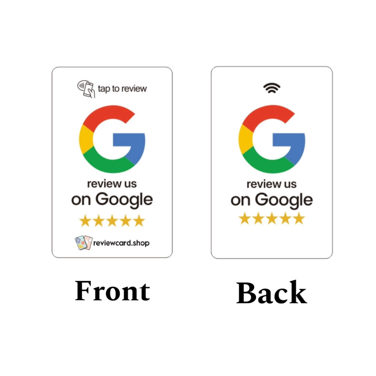 Google NFC Review Card White