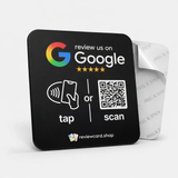 Google Review Plates (Black)