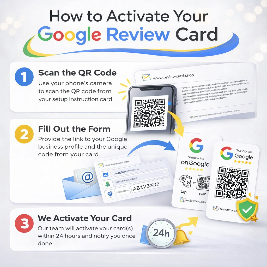 Google Review Card (White)