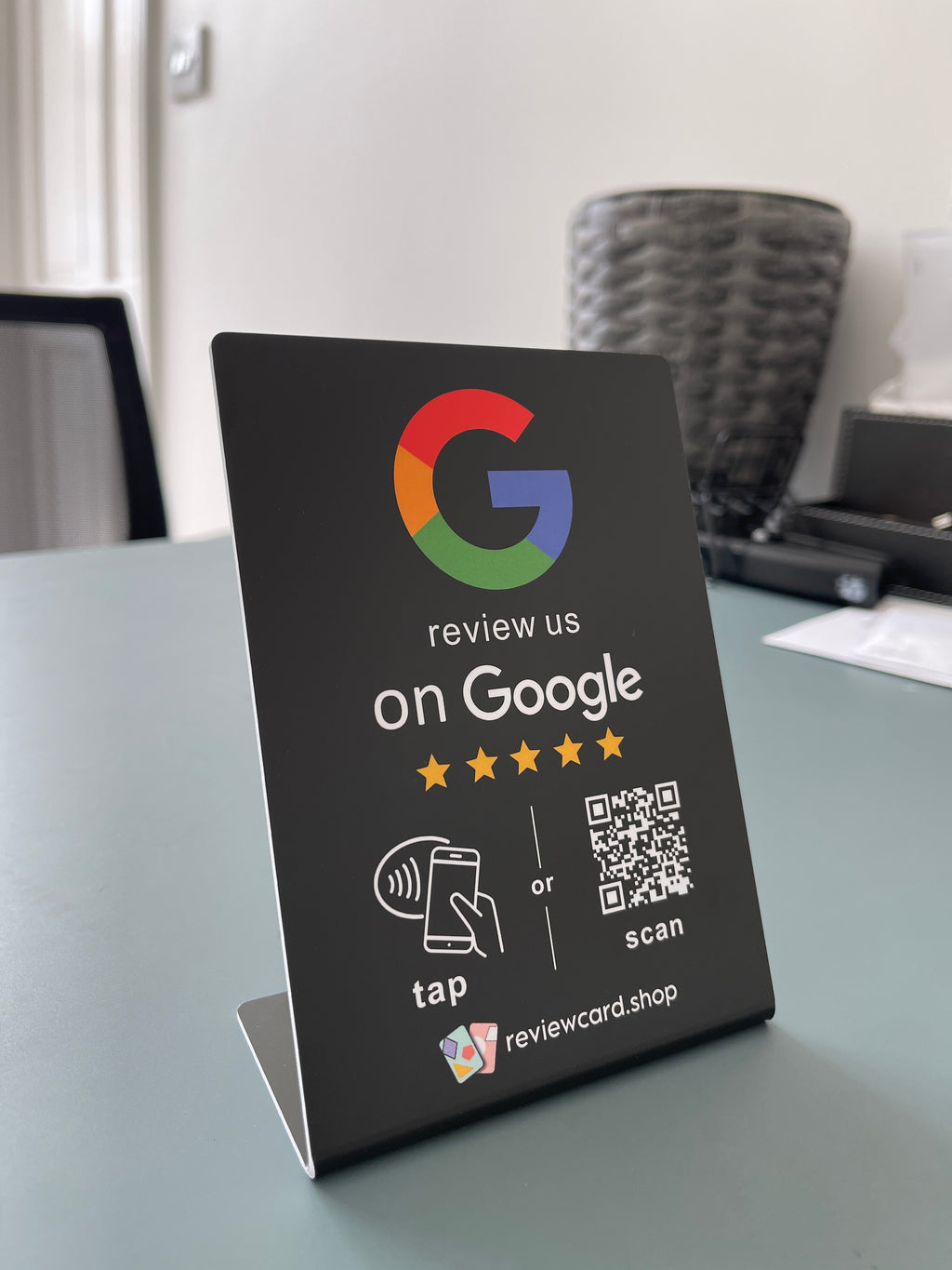 Google Review Stand
