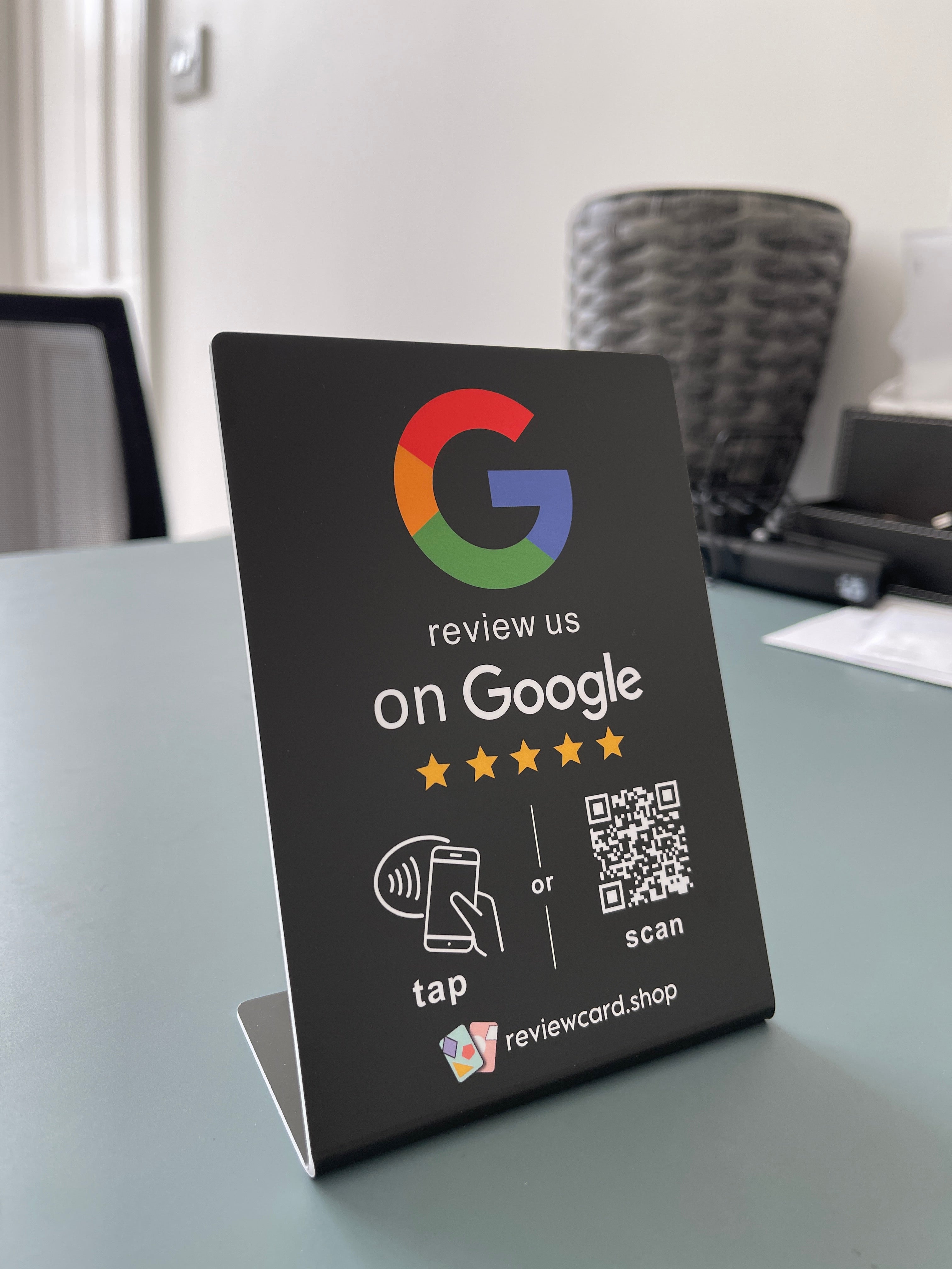Google Review Stand