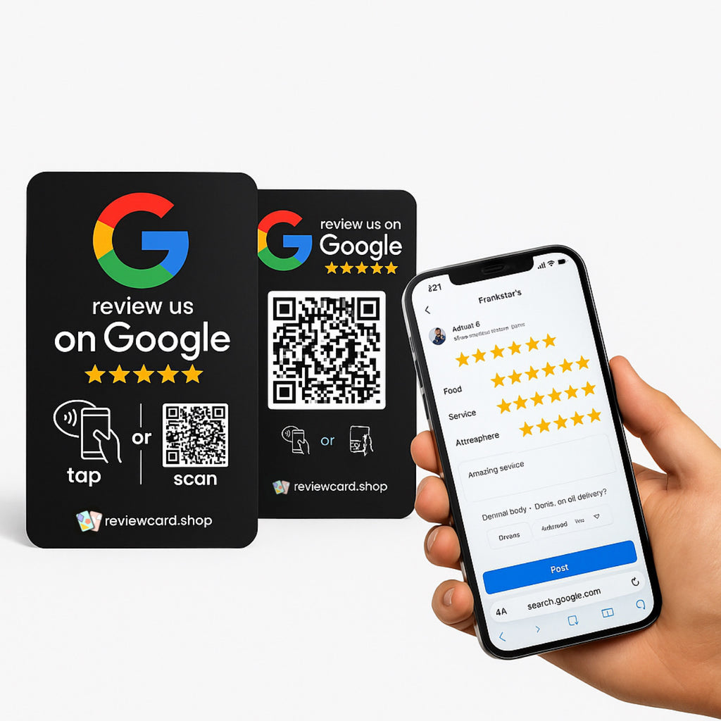 Google Review Card NFC + QR