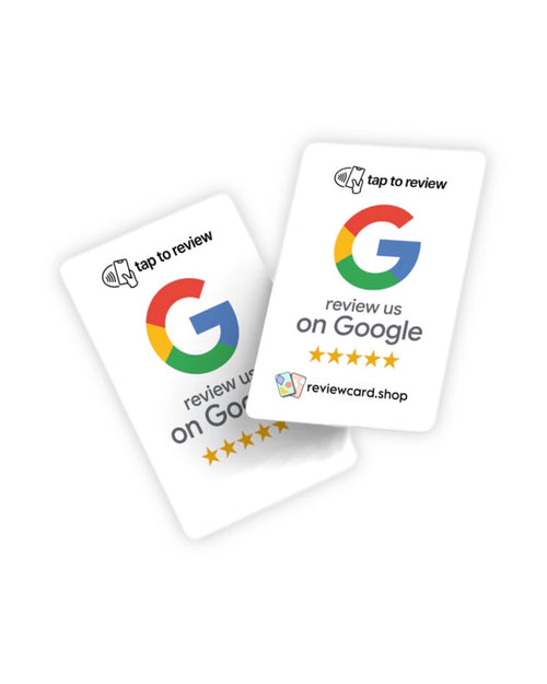 Google NFC Review Card White