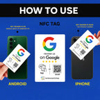 Google Review Card NFC + QR