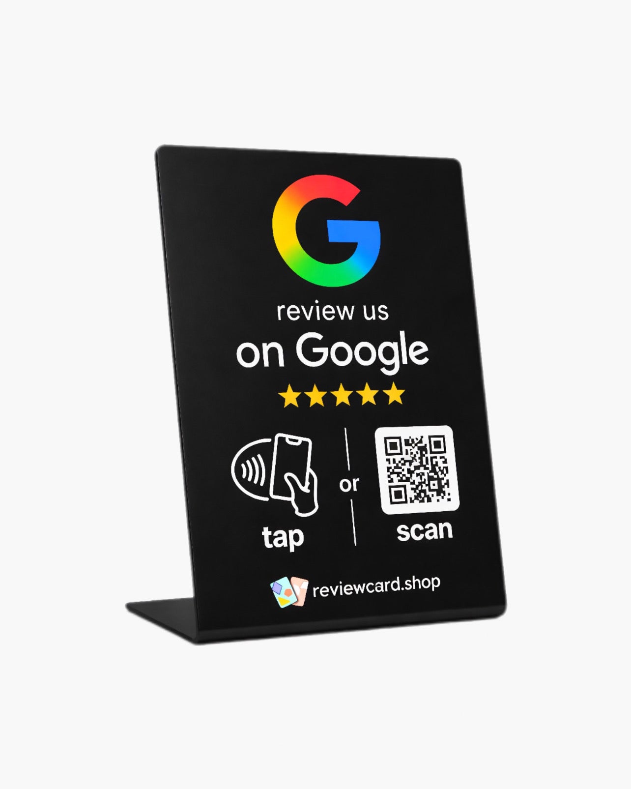 Google Review Stand (Black)