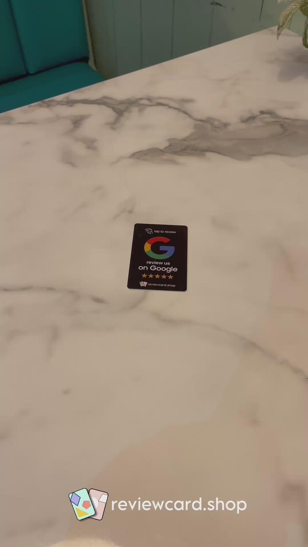 Google NFC Review Card White